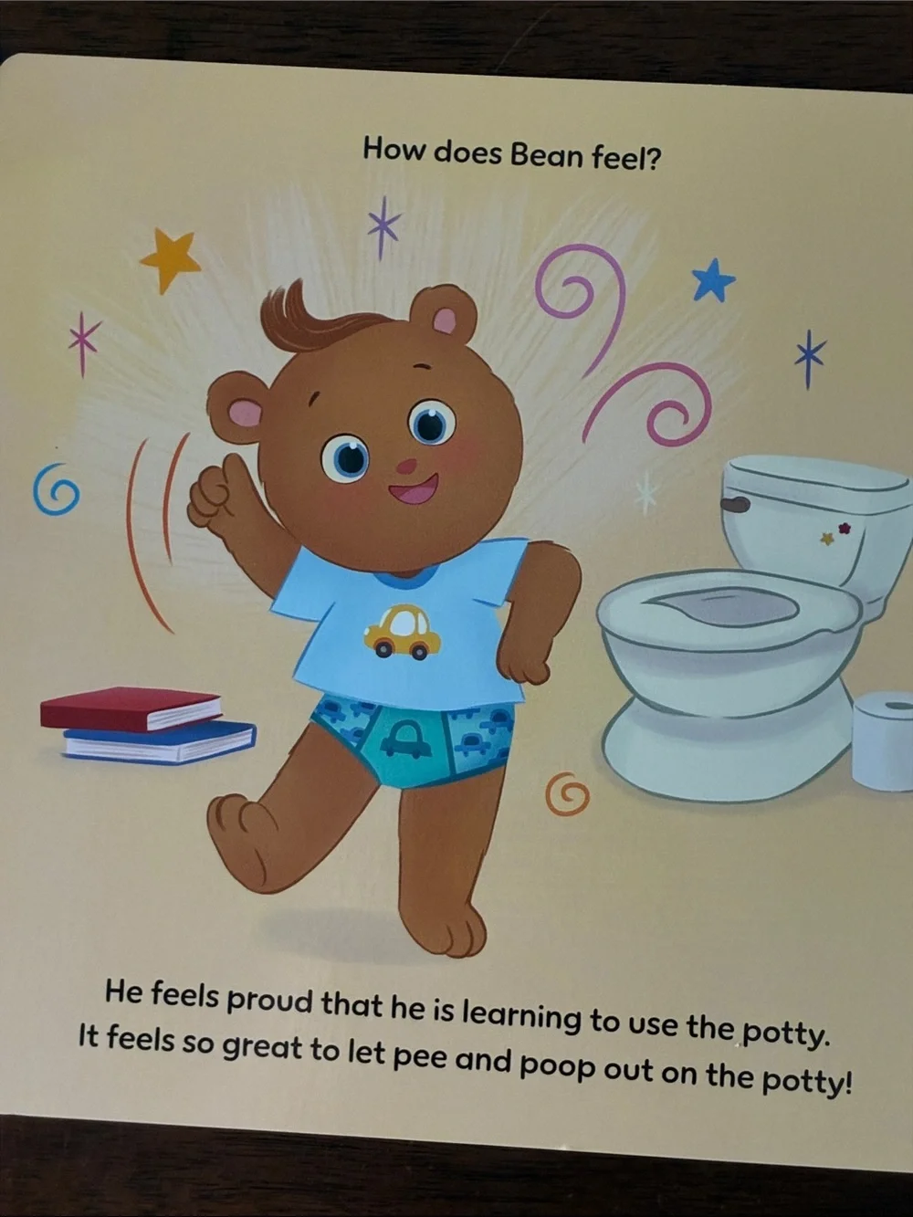 Ms. Rachel “Potty Time with Bean” Children's Board Book